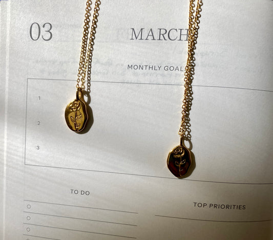 Cele Rose Pendant Necklace